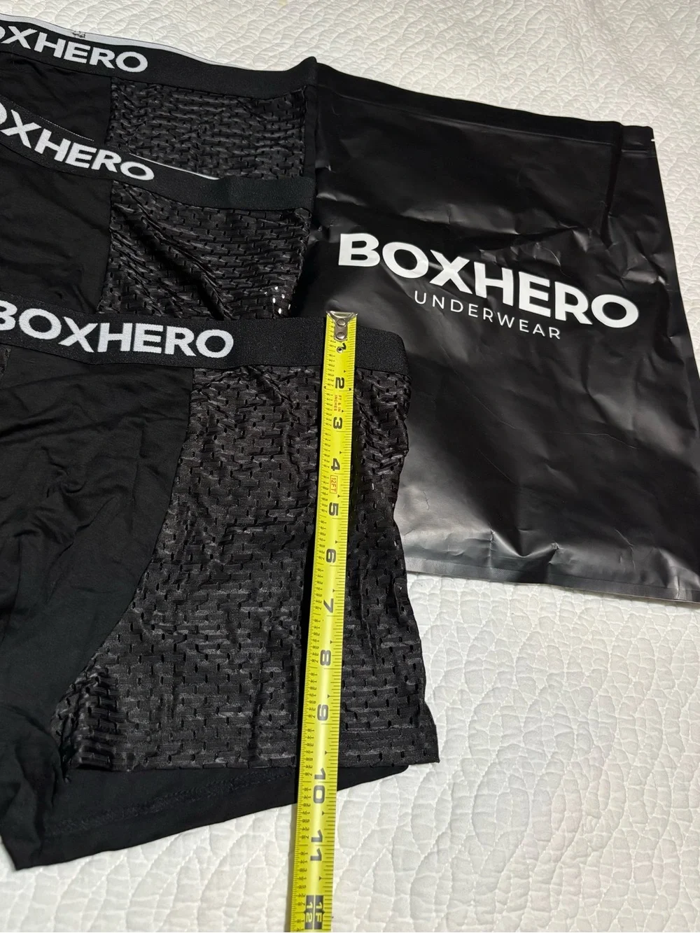 NWT BOXHERO 3 pairs Bamboo Mesh Boxers UNDERWEAR Medium M